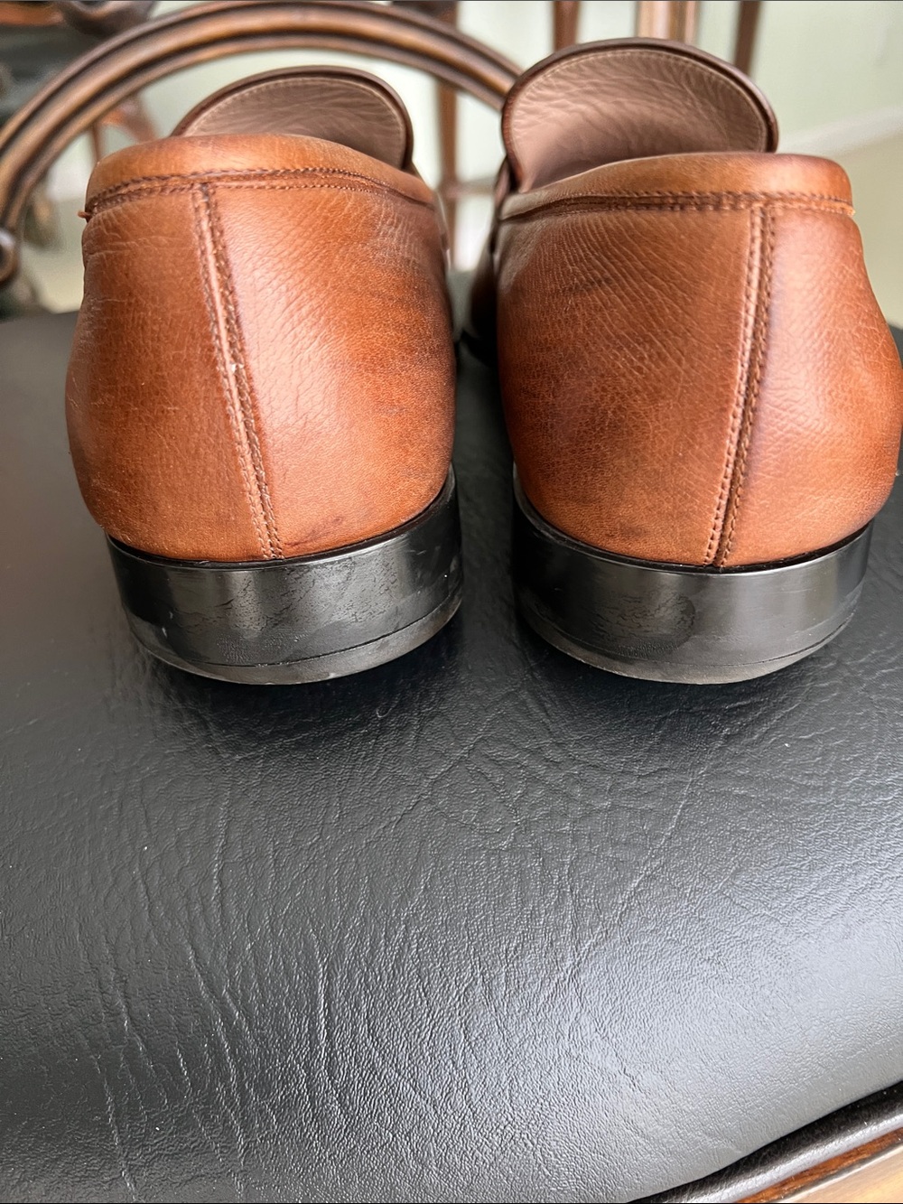 Salvatore Ferragamo Tan light brown Leather Bit Loafers - Picture 7 of 12